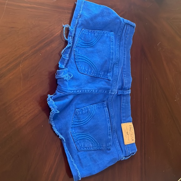 Vintage Hollister blue shorts size 7 - Picture 2 of 3
